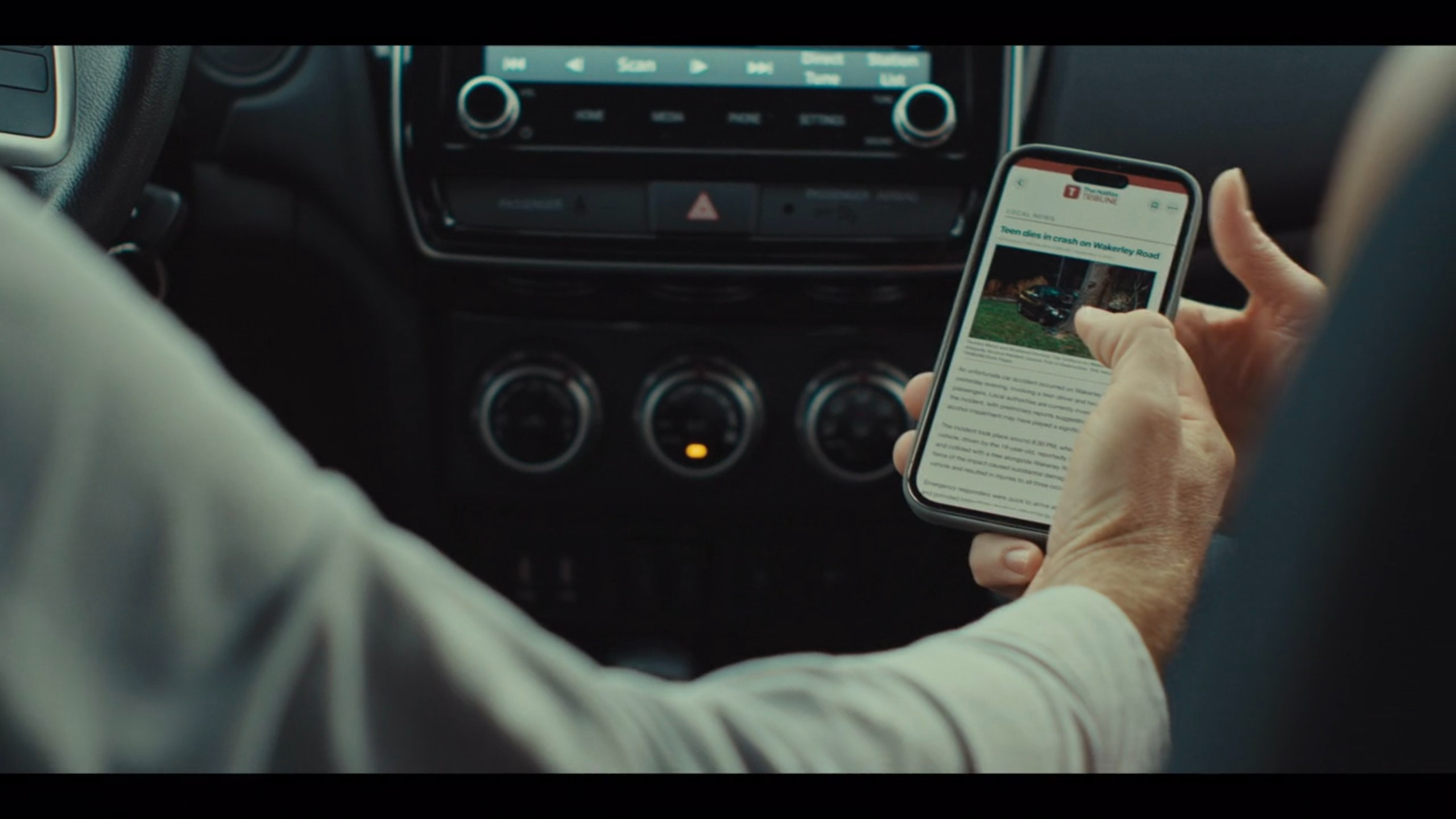 News on Phone Screen