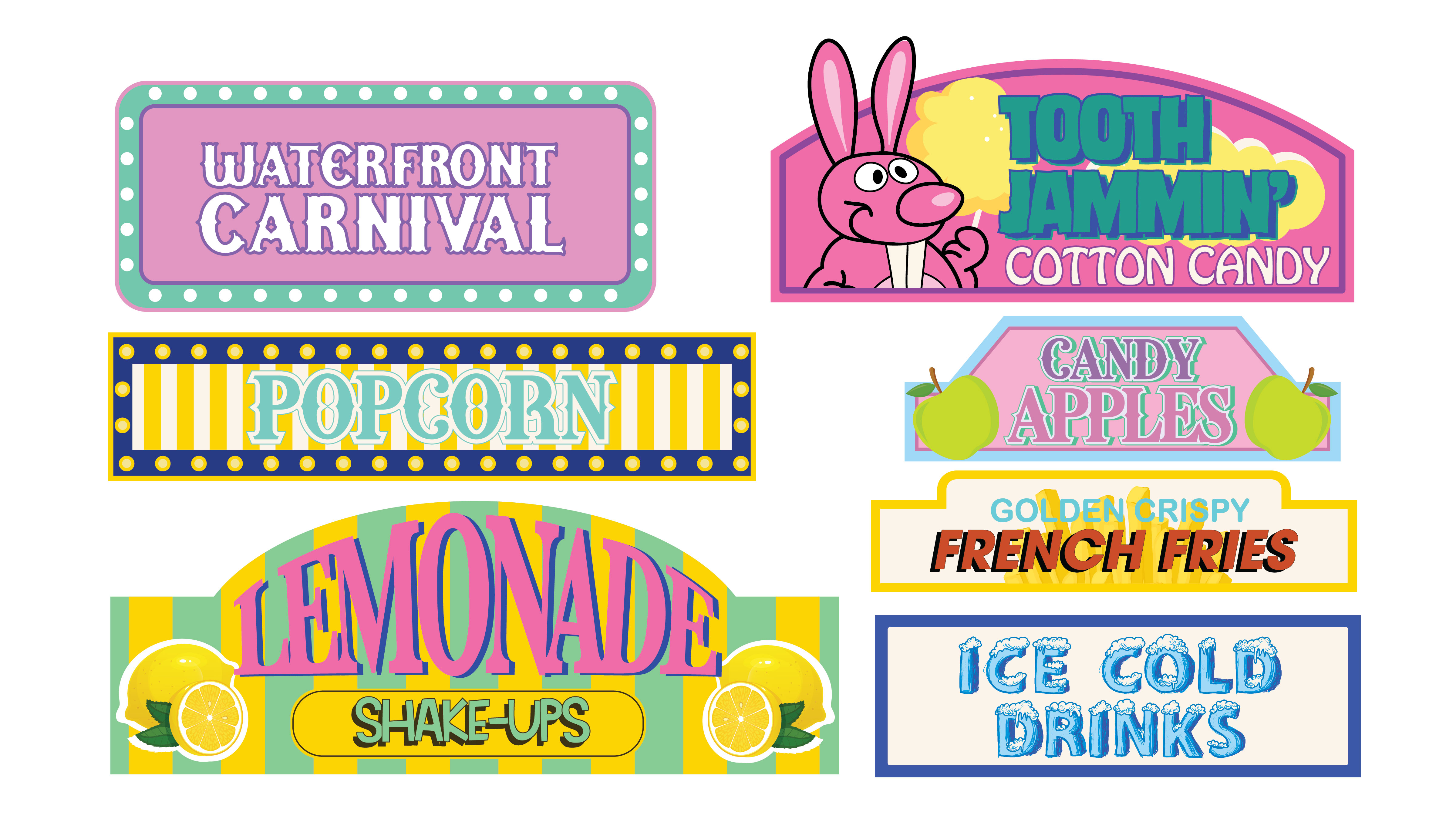 Waterfront Carnival Signage