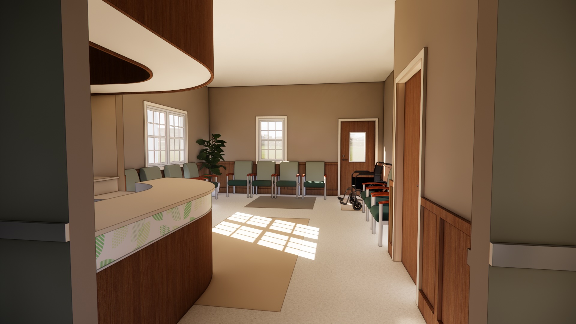 Carlson's Clinic — Concept Render